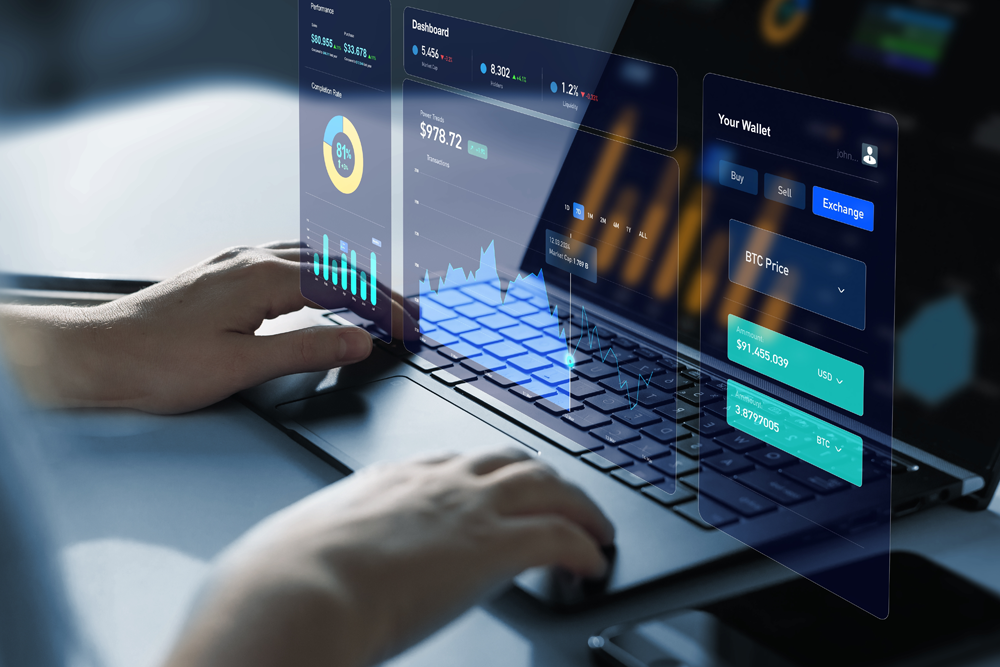 Computer dashboard representing disciplined structuring and underwriting